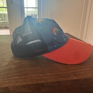 L.L. Bean Blue and Orange Trucker Hat great shape! Maybe used once or twice
